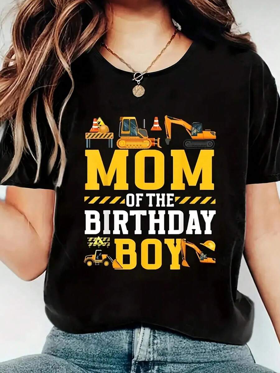 Camiseta de cuello redondo de modara mujer - Negro - Ver 1