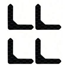 4/8/12pcs Reusable Carpet Grippers - PU Washable Non-Slip Rug Tape, No Residue Anti-Slip Stickers For Area Rugs, Bed Sheets, Mattresses, Sofa Cushions & Mats - Black - View 12