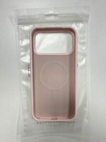 1件 矽膠手機殼，適用於 Apple 17 Pro Max、16 Pro、13 Pro、15 Plus、12 Pro、14 Plus、11，純色簡約，男女通用保護殼 - 淺粉色 - 查看 10