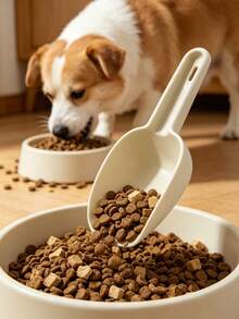 寵物餵食匙，多功能狗貓飼料勺，適用於乾糧、冷凍乾燥及罐頭濕糧，攪拌順暢且易於舀取，耐用塑料餵食匙，適用於小型、中型及大型寵物 - 多容量 - 查看 2