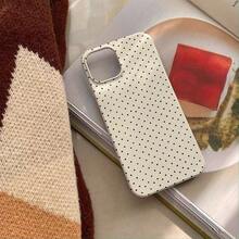 Se envía en 24 horas desde México, funda para teléfono unisex, elegante y creativa, con claridad de alta definición, excelente efecto anti-caídas, a prueba de golpes y anti-huellas, duradera y compatible con varias marcas de teléfonos, incluyendo  17, 17 Pro, 17 Pro Max, 17 Air, 16, 16 Pro, 16 Plus, 15, 15 Pro Max, 15 Pro, 15 Plus, 14 Pro, 14 Plus, 14 ProMax, 13, 13 Pro Max, 12 Pro, 12 Pro Max, 11 Pro, 11 Pro Max, XR, X, XS, XS Max,  S21, S22, S23, S24, S25, S26, Fe, Plus, Ultra y serie A. Es el regalo de cumpleaños perfecto para un novio, novia, esposo, esposa, amigo o para usted mismo. Novedosa y a la moda, adecuada tanto para Puntos Negros Densos - Funda de Protección Completa de Otoño para Apple  6/7/8/X/Xs/Xr/Xs Max/11/12/13/14/15/16 Pro Max, Funda Protectora a Prueba de Golpes, Patrón de Puntos, Elegante Funda para Teléfono, Carcasa de Silicona, Acabado Suave, Carcasa Protectora, Funda para , Para Usuarios de  y Entusiastas de Gadgets - Blanco - Ver 3
