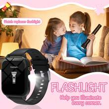 Reloj de juego inteligente para niños con cámara, álbum de fotos, grabadora de video, juegos, calculadora, calendario, luz LED, ¡regalo perfecto para niños en vacaciones! - Multicolor - Ver 3