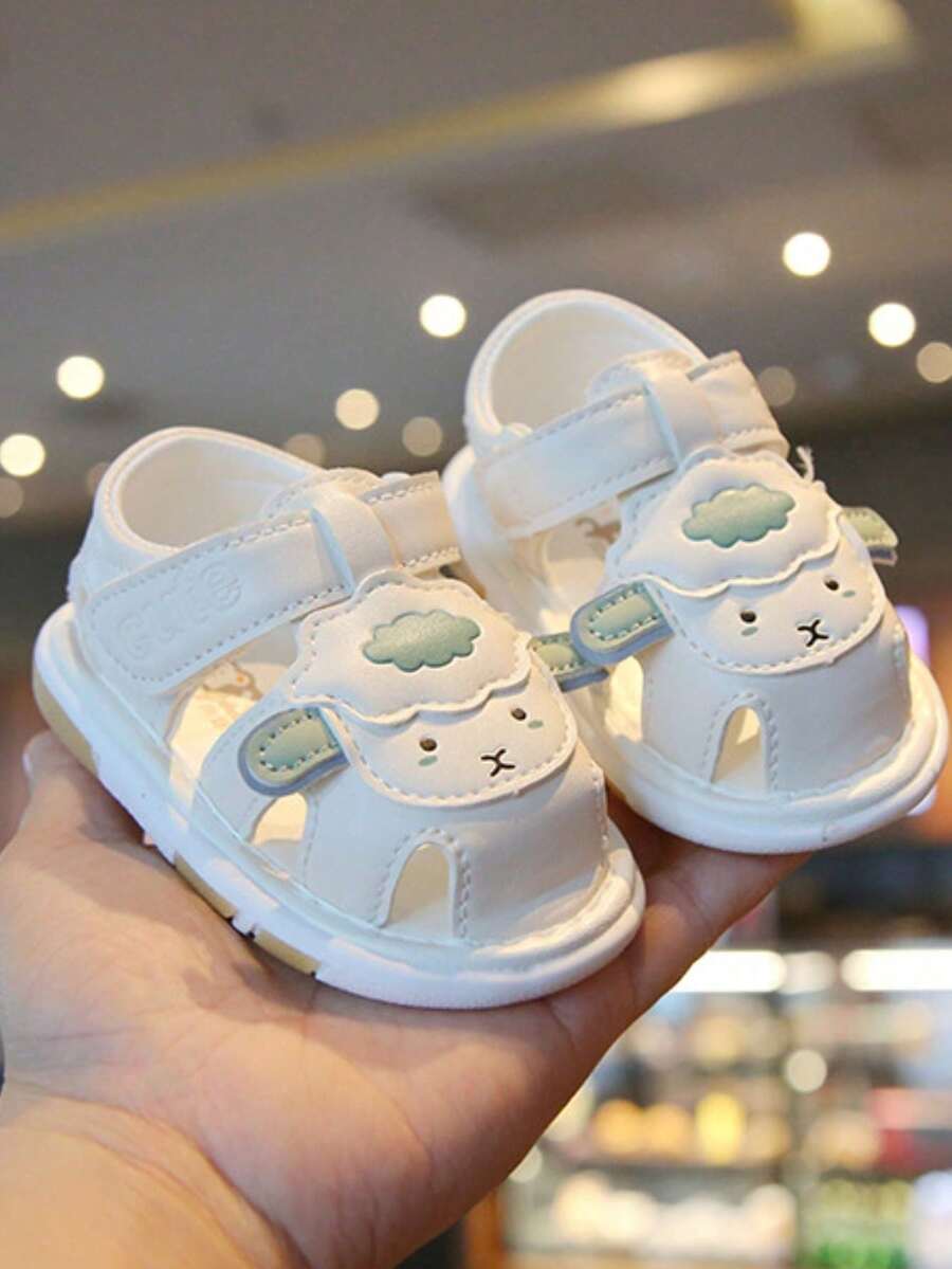1双婴儿/幼儿夏季新款吱吱作响鞋，发声鞋