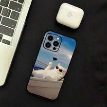 Funda de Teléfono con Memes Divertidos de Gato, compatible con  17 15 Pro Max 14 Pro 12 11 13 Mini X XR XS 16 Plus SE, Funda Trasera, compatible con funda de  17 pro max, funda de  17 pro, funda de  17, funda de  16 pro max - Z4 - Ver 5