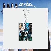 K-Pop Aespa Album Collage Acrylic Keychain, Clear Double-Sided Printed Karina Winter Giselle Ningning Photo Keyring, Backpack Charm Pendant, K-Pop Fans Merchandise Birthday Gift - Multicolor - View 3