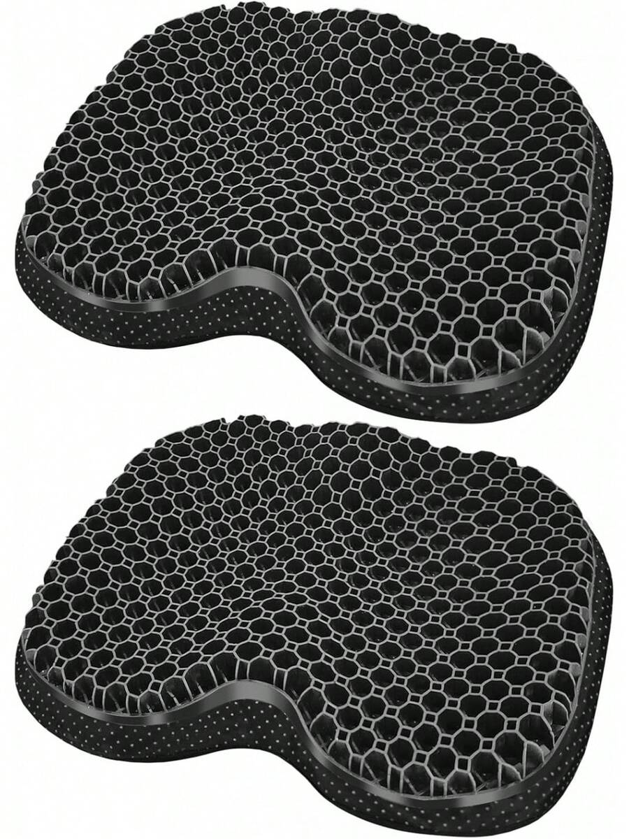 Anti Slip Kayak Seat Cushion Waterproof Thick Gel Boat Cushion Pad Sturdy Canoe Rowing Stadium Mat Ergonomic Comfort Chair Support Gear For Fishing Marine Sports Outdoors Blue 1 Pack - Black 2pcs - View 1