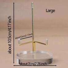 Adjustable Acrylic Display Stand For Crystal Mineral Specimens - Multifunctional Display Holder For DIY Specimens, Jewelry, And Frames, With Beautiful Crystal Stone Base For Elegant Display, An Ideal Holiday Gift - 1PC - View 9