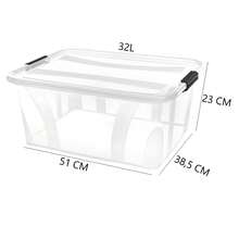 Plastic storage boxes with transparent pulleys, multi-functional stackable storage bins, large lidded storage containers and organizer boxes. Available in multiple sizes, they are sturdy, durable and not ea to form. clothes, sweaters, snacks, sundries, documents, books, office supplies and cleaning tools, and are suitable for bedrooms, living rooms, storage rooms, pantries, offices, garages, kitchens and other places. - 查看 22