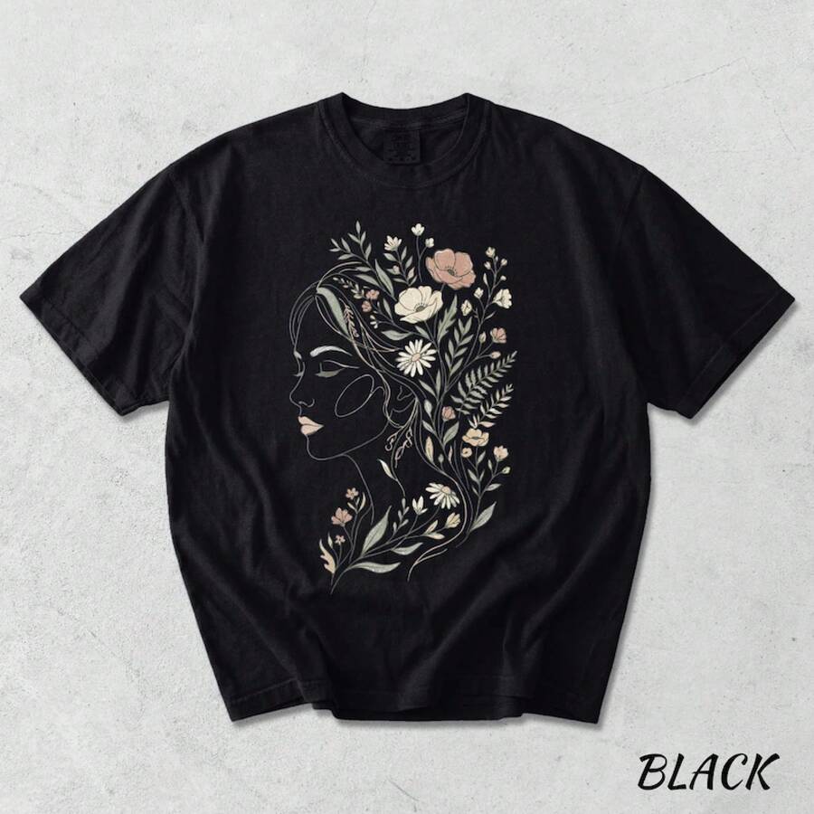 Women T-Shirts - Black - View 1