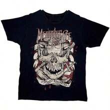 Camiseta Vintage Memphis May Fire The Haunted Tallas S-5XL BT494 - Negro - Ver 1
