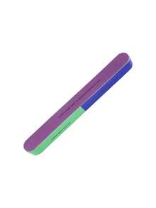 6/1 pieza Lima de uñas de 7 caras de colores, lima de borde de uñas, bloque de amortiguación de lijado, bloque de pulido y modelado, adecuado para salones de uñas - Varios estilos - Ver 5