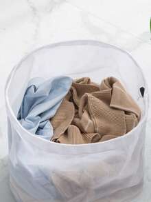 OBOVAY 3 Sizes Drawstring Mesh Laundry Bags, Transparent Durable, Reusable, Suitable For Washing Machine Protection Of Lingerie, Bras, Socks, Home And Travel - Multiple Styles - View 4
