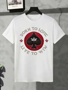 T-shirts i stora storlekar för män - Vitt - Visa 2