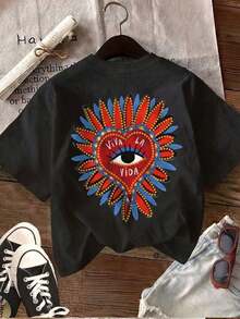 Women T-Shirts - Black - View 2