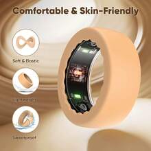 BO&DQQ - 15 Pack Ring Cases Compatible With Oura Ring Gen 4/4 Ceramic, Gen 3 Horizon/Heritage, Anti-Scratch Elastic Silicone Protective Cover, For ULTRAHUMAN/RingConn Gen 2 4U2N - 15個單位 - 查看 3