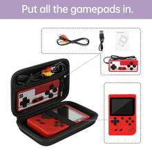 Handheld-Spielekonsole Tragetasche, Aufbewahrungs-Organizer Tasche Mehrzweck Universelle Tragetasche Schutz Reise Retro Mini Spiele Spieler Box Für Ladekabel, Ohrstöpsel, Batterien Und Zubehör Tragetasche Für Tlsdosp / Anbernic - Übersicht 2