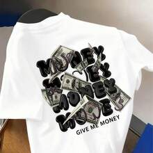 Men002|Men's T-Shirts|Shipped From Mexico|High-Quality Breathable|Loose T-Shirts|Loose Fit|Loose Fit|Sports T-Shirts For Everyday Activities|Sports T-Shirts|Soft, Comfortable, And Breathable T-Shirts|Sports T-Shirts - 白色 - 查看 11