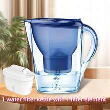 1 Set 3.5L Home Water Filter Pitcher With 1/2/3 Replacement Filters, Effectively Filters Tap Water To Remove Particulates, Impurities, Sediment, Rust, Reduces Scale And Chlorine - View 10