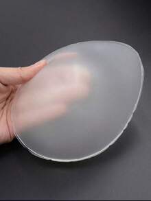 1pc Women's Silicone Teardrop Shaped Artificial Breast Prosthesis, Single Piece, Suitable For Post-Mastectomy - Clear - View 7