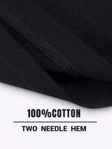 1-Pack de Camisetas de Algodón de Manga Corta para Hombre, Tallas Grandes, con Temática Religiosa "No Puedo, Pero Conozco a un Amigo" - 100% Algodón Suave, Verano, Talla Grande, Camiseta Moderna para Hombre, Camiseta con Estampado, Tela Cómoda y Transpirable, Lavable a Máquina, para Uso Diario y Laboral, Regalo, Tallas Grandes y Altas - Negro - Ver 6