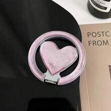 1PC Giá đỡ điện thoại gấp gọn hình trái tim vỏ sò hít nam châm MagSafe dán lưng cá nhân hóa siêu mỏng, phụ kiện chống đỡ để bàn xem phim thoải mái - Nhiều màu - Xem 7
