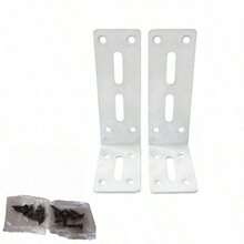 2pcs 90 Degree Right Angle L-Shaped Brackets, Heavy Duty Thickened Triangular Support Brackets, Furniture Connectors, Angle Iron Reinforcement, Shelf Brackets With Screws, Wall Corner Brackets, Wall Shelf Support, Furniture Reinforcement Brackets For Woodworking, Cabinets, Tables - A - View 13