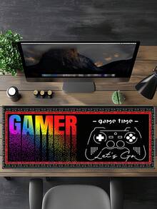 E-Sports Game Mouse Pad, Suitable For Home Office Work, Computer Keyboard Laptop Expansion Pad, Large Table Pad With Non-Slip Rubber Base Edge Stitching Desktop Decoration - View 1
