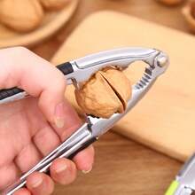 Heavy Duty Nut Cracker And Crab Cracker - Ergonomic Non-Slip Handle, Easy-To-Press Design, Multi-Functional Cracking Tool, Suitable For Walnuts, Pecans And Various Nuts, Durable Kitchen Tool. - Black - View 8