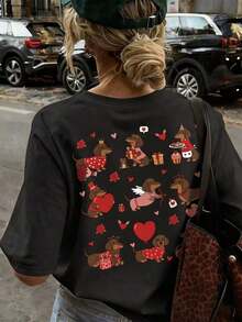 Women T-Shirts - Black - View 4