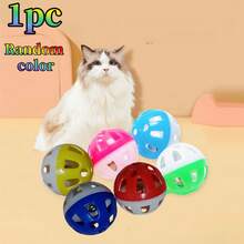 1个/4个/8个装宠物猫玩具，带羽毛球，互动猫咪追逐玩具，室内游戏彩色猫咪自玩尾巴玩具 - 送给宠物主人和爱猫人士的完美节日礼物 - 彩色 - 查看 22