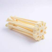 Escurridor de pasta plegable - Secador de pasta doméstico de 10 barras - Compacto, fácil de guardar, montaje rápido (Amarillo) - Ver 4