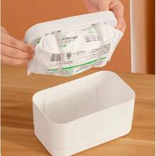 USB Baby Wet Wipes Warmer With Night Light, Portable Wet Wipes Heater, Large Capacity Design, Suitable For Car, Travel And Home Use - White - View 6