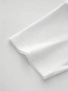 1pac. Men's Summer Suit. 100% Cotton. Men's Oversized T-Shirt In 100% Heavyweight Cotton. - White - View 5