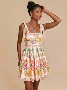 Women Midi Dresses - Multicolor 6 - View 6