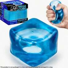 Giant Squeeze Toy, Super Stretchy Stress Relief Toy, Soft & Compressible Relaxation Toy, Helps Relieve Anxiety. Portable Hand Exercise Toy For Office/Classroom, Also A Fun & Unique Gift For Teens, Adults & Kids (Random Packaging Bag Included) - Multicolor - View 2