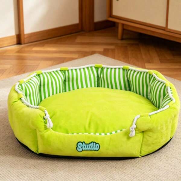Cama para gatos de uso en todas las estaciones, nido de sueño acogedor para mascotas, cama con estilo de sofá para gatos y perros pequeños/medianos