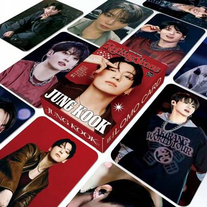 2.0 Par de Cartões LOMO do Álbum <Hooligan> 2026 THE 5, JK, JIN, JIIMIN, J-HOPE, V, RM, Colecionáveis - Ideal para Fotografia e Coleção. Pode ser guardado em um porta-cartões ou passaporte.
