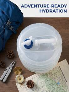 URBANWAVE Retractable Water Bag With Faucet, Reusable, Lightweight, Suitable For Outdoor Activities And Home Use - Multicolor - View 4