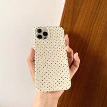 Se envía en 24 horas desde México, funda para teléfono unisex, elegante y creativa, con claridad de alta definición, excelente efecto anti-caídas, a prueba de golpes y anti-huellas, duradera y compatible con varias marcas de teléfonos, incluyendo  17, 17 Pro, 17 Pro Max, 17 Air, 16, 16 Pro, 16 Plus, 15, 15 Pro Max, 15 Pro, 15 Plus, 14 Pro, 14 Plus, 14 ProMax, 13, 13 Pro Max, 12 Pro, 12 Pro Max, 11 Pro, 11 Pro Max, XR, X, XS, XS Max,  S21, S22, S23, S24, S25, S26, Fe, Plus, Ultra y serie A. Es el regalo de cumpleaños perfecto para un novio, novia, esposo, esposa, amigo o para usted mismo. Novedosa y a la moda, adecuada tanto para Puntos Negros Densos - Funda de Protección Completa de Otoño para Apple  6/7/8/X/Xs/Xr/Xs Max/11/12/13/14/15/16 Pro Max, Funda Protectora a Prueba de Golpes, Patrón de Puntos, Elegante Funda para Teléfono, Carcasa de Silicona, Acabado Suave, Carcasa Protectora, Funda para , Para Usuarios de  y Entusiastas de Gadgets - Blanco - Ver 1