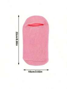 1 Pair Reusable Gel Moisturizing Foot Socks - Soft Moisturizing Socks, Foot Care Socks, Easy To Clean Lightweight Design, Suitable For Home Foot Care, Relieve Cracked Heels, Soften Rough Skin - Pink - View 10