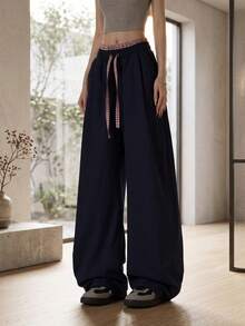 Women Pants - White-gray - View 3