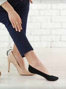5/10 Paia di Calzini Invisibili da Donna in Nylon Ultra Sottili e Leggeri Neri, Calzini Fodera, Calzini Invisibili, Stile Antiscivolo, Adatti per Occasioni di Affari, Abbigliamento Casual e Vari Tipi di Scarpe Come Ballerine, Tacchi Alti, Mocassini e Sneaker, Perfetti per Lavoro, Shopping, Camminare, Feste e Uso Quotidiano a Casa. Festa della Mamma - Multicolore - Visualizzare 5