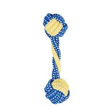 7pcs Durable Chew Toys Set, Suitable For Biting Dogs, Medium & Small Breeds Teething Toys, Sturdy Tug Of War Toy Set With Dual-Color Braided Ropes, Also Help Clean Teeth - Durable Pet Supplies, Chew Toys For Dogs & Cats, Blue & Green Rope Design - 彩色 - 查看 19
