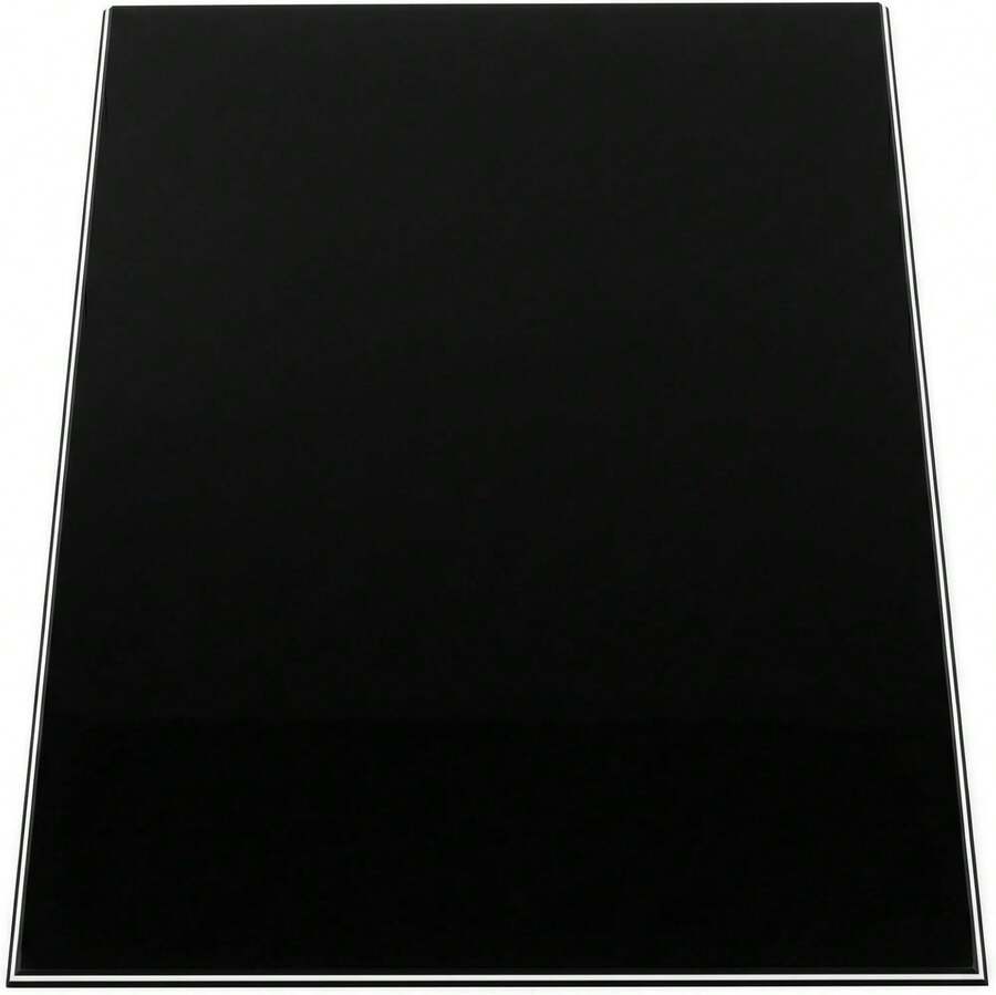 Lámina en blanco de 3 capas de 9.5x12" para placa de protección de guitarra y bajo, material de reemplazo DIY para placa rascadora y placa posterior de guitarras estilo Jazz Bass, ST TL (Negro) - ColorA - Ver 1