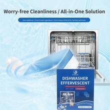 Dishwasher Cleaner Tablets - 24 Tabs (2x12 Pack), 1-Year Supply Heavy Duty Deodorizer Tabs Deep Cleaning, Descaler Pods Remove Limescale Grease, Septic  All Dishwasher Brands - - Liquid - View 4