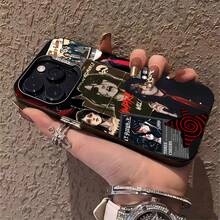 Gerard Way vampiro emo negro y rojofunda de teléfono Fundas compatibles con ,Apple,VIVO,OPPO,,, y Honor.Fabricadas en silicona TPU,ofrecen protección contra golpes y caídas.regalos para mamá - Negro - Ver 5
