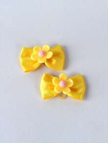 Children's Hair Accessory Elastic Bands, Hair Ties, Hair Clips - Simple Hair Accessories For Tying Hair. Children's Headwear. - Multicolor - View 12