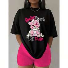 Women T-Shirts - Black - View 10