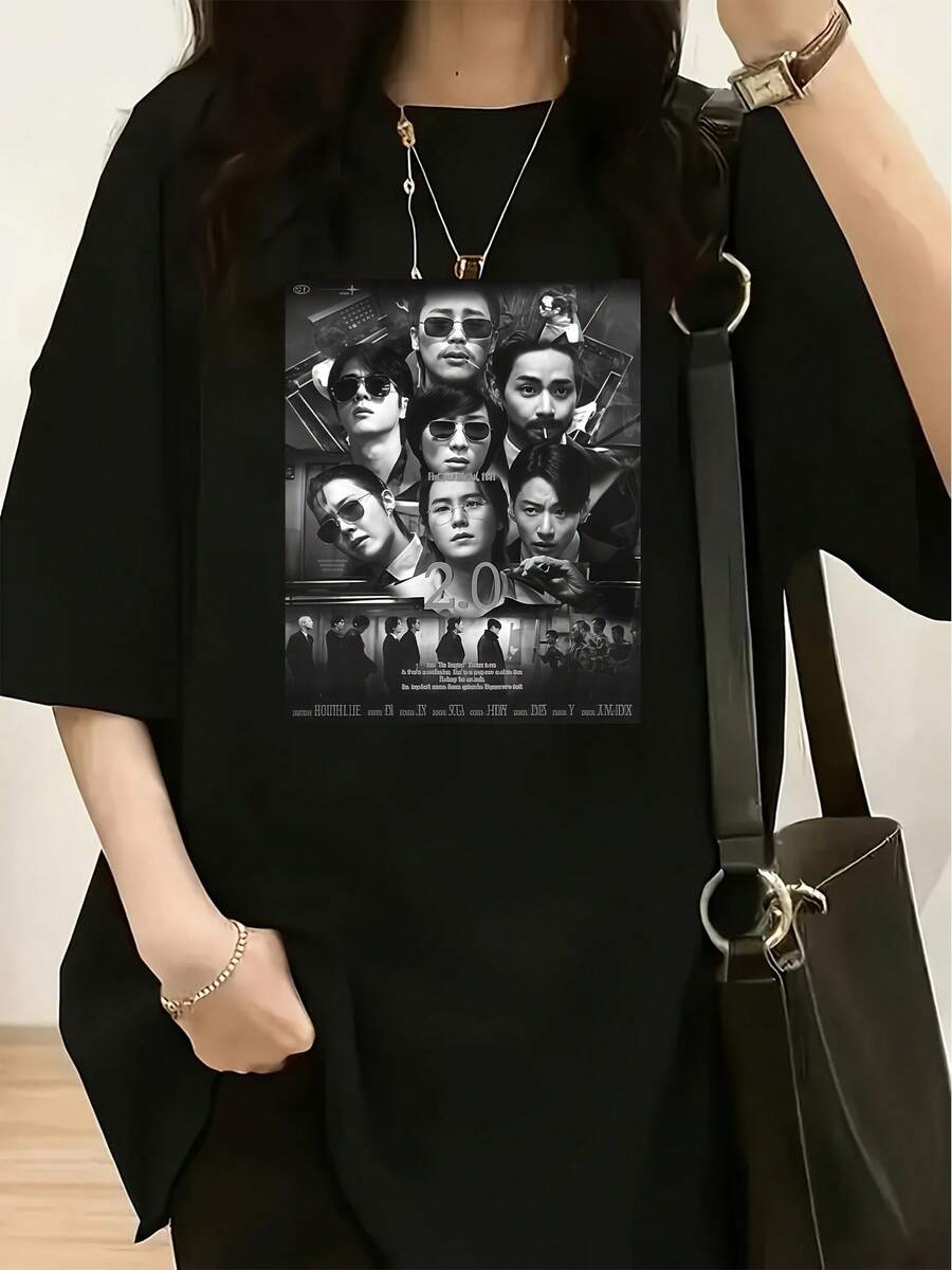 Women T-Shirts - Black - View 1