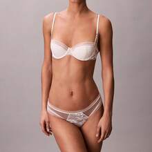 Calvin Klein CK Black Bridal Lightly Lined Balconette Bra QF8630 Underwear  Women  Bras + Bralettes Underwear Sleepwear - 古董白 - 查看 2
